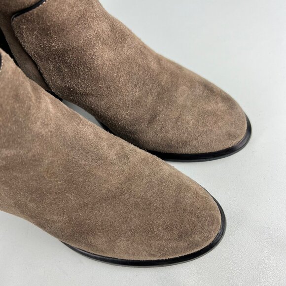 rag & bone Womens Grayson Brown Suede Ankle Boot Block Heel size 39.5 US 9.5 - Picture 9 of 16